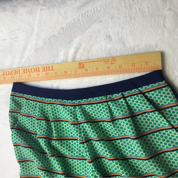 Cremieux Women Beachwear Walking Running Shorts Green Orange Navy Dots Size 2 - Picture 7 of 12